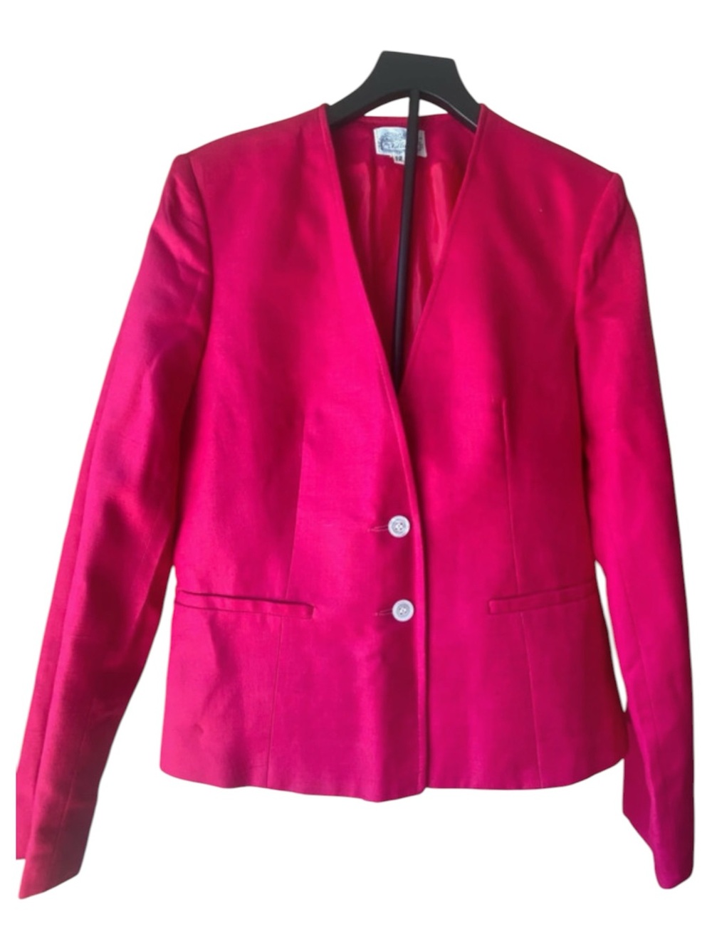 Vintage The Villager Linen Blazer, Size 12